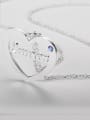 thumb Heart Name Necklace With Birthstone 1