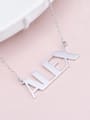 thumb Alex style Silver Personalized Name Necklace 2