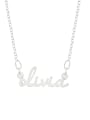 thumb livia style personalized Nameplate silver 0