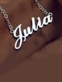 thumb Custom Julia style Name Necklaces silver 2