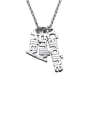 thumb Personalized Vertical 3 Names Necklace 0