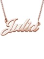 thumb Custom Julia style Name Necklaces silver 3