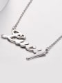 thumb Silver Personalized Classic Name Necklace 1