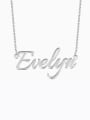 thumb Customized  Silver Personalized Name Necklace 0