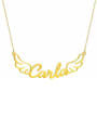 thumb personalized Angel Wings Name Necklace 0