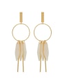 thumb Gold Personalized Drop drop Earring with Gold Plated Zinc Alloy Shell 0