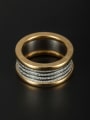 thumb New design Stainless steel  band ring in Multicolor color 7-9# 1