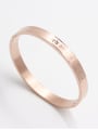 thumb Stainless steel  Rose Bangle  63MMX55MM 0