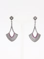 thumb Silver-Plated Copper Zircon Multicolor Drop drop Earring 0