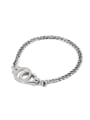 thumb New design Silver-Plated Titanium Personalized Bracelet in Rust color 0