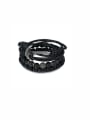 thumb Personalized Black Charm Beads Bracelet 0