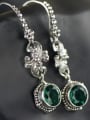 thumb The new  Silver Gemstone Drop drop Earring with Green 0