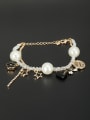 thumb The new Gold Plated Beads Butterfly Bracelet with White 0