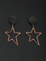 thumb A Stainless steel Stylish  Drop drop Earring Of Star 0
