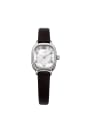 thumb Model No A000483W-002 Fashion Black Alloy Japanese Quartz Square Genuine Leather Women's Watch 24-27.5mm 0