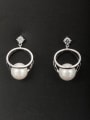 thumb Model No 20606100400 Fashion Platinum Plated Copper Round Drop drop Earring 0