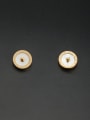 thumb Model No A000165E-004 Custom Gold Round Studs stud Earring with Stainless steel 0