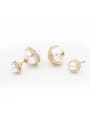 thumb Fashion Gold Plated Round Studs stud Earring 0