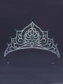 thumb Model No TR15060GR Platinum Plated Zircon Wedding Crown 0