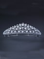thumb Model No TR15077 White color Platinum Plated Pearl Wedding Crown 0