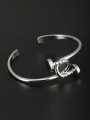 thumb Personalized style with Platinum Plated Bangle 0
