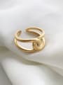 thumb Gold Personalized Youself ! Gold Plated Silver  Band band ring 0