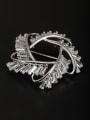 thumb White Youself ! Platinum Plated Zircon Lapel Pins & Brooche 0