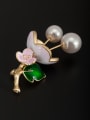 thumb Blacksmith Made Gold Plated Pearl Flower Lapel Pins & Brooche 0