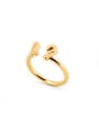 thumb Gold Personalized Youself ! Gold Plated Titanium  Band band ring 1