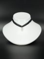 thumb A Platinum Plated Stylish Pearl Choker Of 0