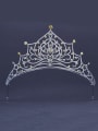 thumb Yellow Wedding Crown with Platinum Plated Zircon 0