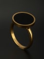 thumb Round Stainless steel Gold Ring 6-9# 0