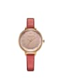 thumb Model No 1000003252 24-27.5mm size Alloy Round style Genuine Leather Women's Watch 0