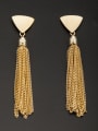 thumb New design Gold Plated Copper chain Drop drop Earring in color 0