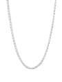 thumb chain Silver-Plated Titanium Rust Necklace 0