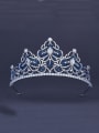 thumb Platinum Plated Zircon Navy Wedding Crown 0