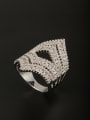 thumb GODKI Luxury Women Wedding Dubai Model No AV044376R Personalized Platinum Plated Copper White Zircon Ring 0