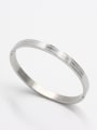 thumb Mother's Initial White Bangle with        59mmx50mm 0
