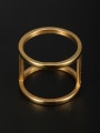 thumb Custom Gold Stacking Ring with Stainless steel 6-9# 0