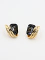 thumb The new Gold Plated austrian Crystals Studs stud Earring with Grey 0