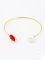 thumb The new Gold Plated Carnelian Bangle with Multicolor 0