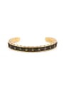 thumb New design Gold Plated Titanium Star Bangle in Gold color 0