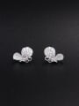 thumb Fashion Platinum Plated Butterfly Drop drop Earring 0