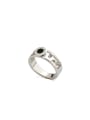 thumb Round style with Silver-Plated Stainless steel Ring 0