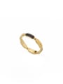 thumb Personalized style with Gold Plated Stainless steel Rhinestone Band band ring 0