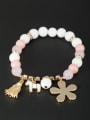 thumb Multi-Color color Gold Plated Animal Motif Beads Bracelet 0