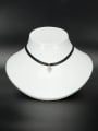 thumb New design Gold Plated Round Zircon Choker in White color 0