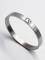 thumb New design Stainless steel   Bangle in White color  63MMX55MM 0