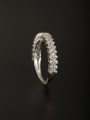 thumb GODKI Luxury Women Wedding Dubai Personalized Copper White Zircon Ring Combination of the ring 3