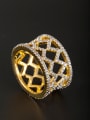 thumb Model No A000370R-002 Gold Plated Copper Zircon Ring  6#-9# 0